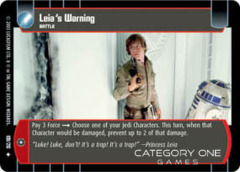 Leia's Warning - Foil
